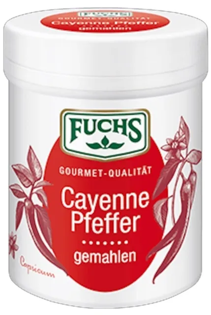 Fuchs Cayenne Pfeffer gemahlen 60 g, front of pack