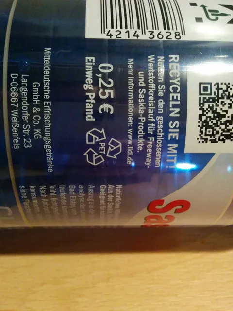 Saskia Classic Natural Mineral Water 1.5 l, other of pack