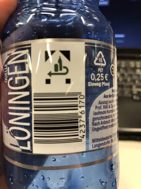 Saskia Classic Natural Mineral Water Quelle Löningen, nutrition of pack