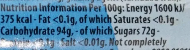 Trebor Softmints Spearmint 44.9 g, nutrition of pack