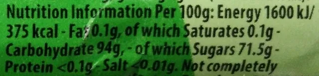 Trebor Softmints Peppermint 44.9 g, nutrition of pack