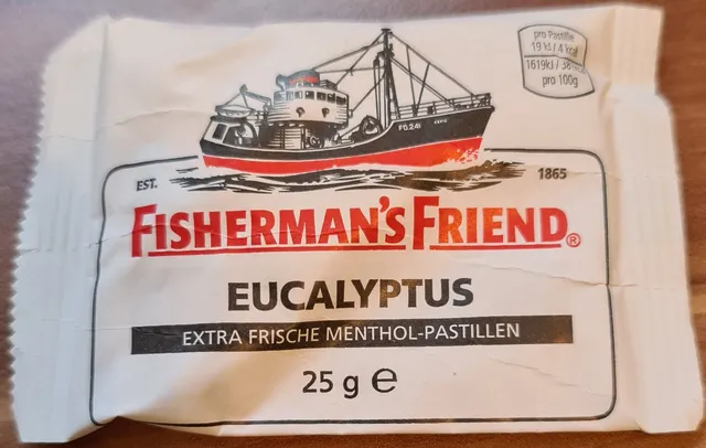 Fisherman's Friend Eucalyptus 25 g, front of pack