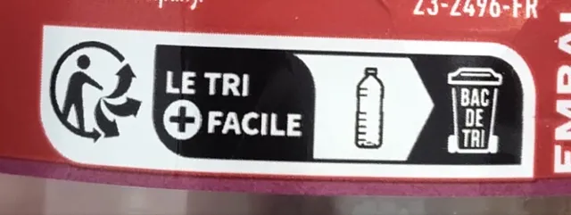 Coca-Cola Cherry 500 ml, back of pack