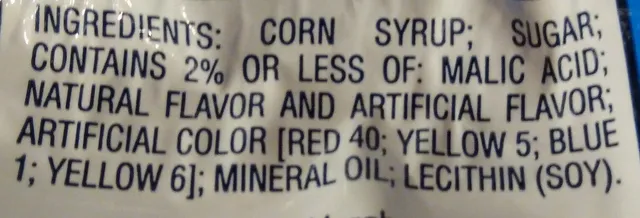 Jolly Rancher Original Flavors Hard Candy 14 oz, ingredients of pack