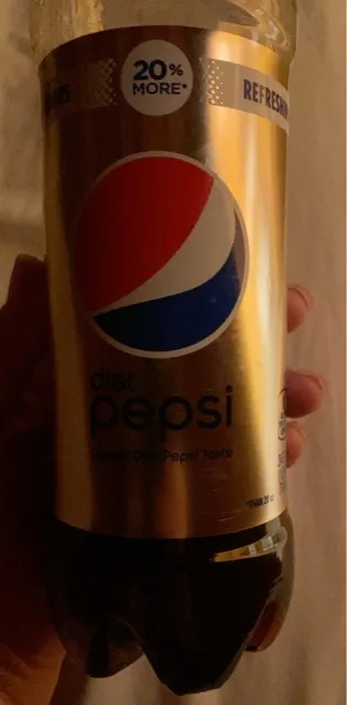 Diet Pepsi 24 fl oz, front of pack