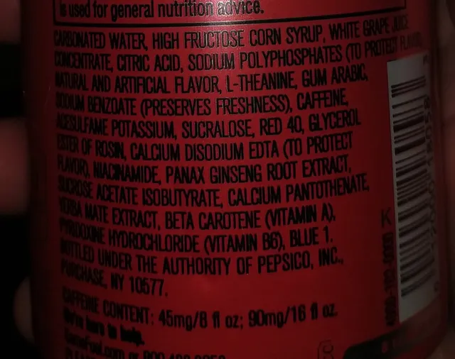 Mtn Dew Amp Game Fuel Charged Cherry Burst 16 fl oz, ingredients of pack