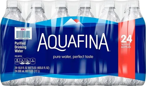 Aquafina Purified Drinking Water 24 x 16.9 fl oz (500 ml)