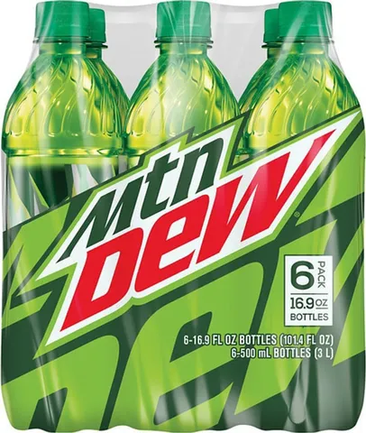 Mountain Dew 6 × 16.9 fl oz