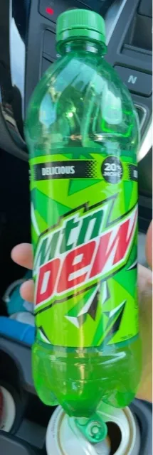 Mountain Dew 24 fl oz, front of pack