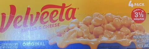 Velveeta Shells & Cheese Original 4 × 2.39 oz