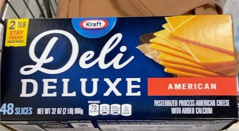 Kraft Deli Deluxe Original Kraft Deli Deluxe American Cheese Slices 32 oz