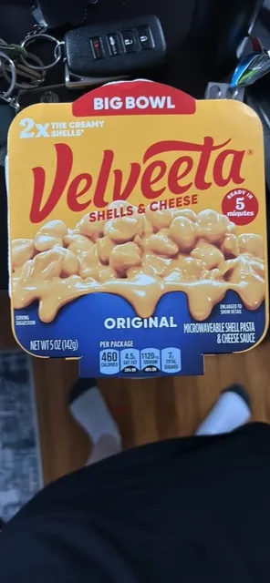 Velveeta Shells & Cheese Original Big Bowl 5 oz, front of pack