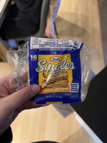 Kraft Singles Caramelized Onion 16 Slices 10.7 oz