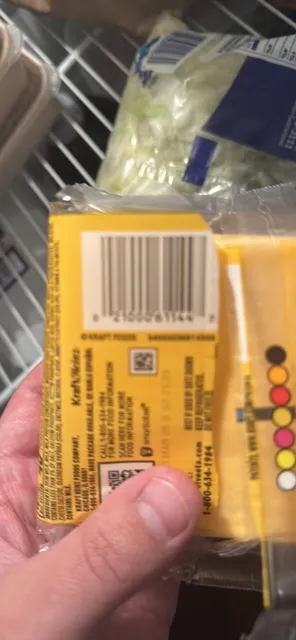 Velveeta Slices Original 12 oz (340 g), nutrition of pack