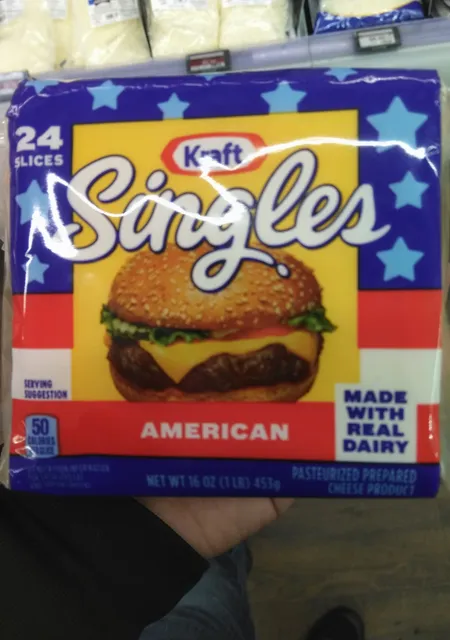 Kraft Singles American 24 Slices 16 oz, front of pack