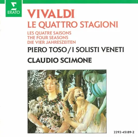 Le Quattro Stagioni – Vivaldi, Piero Toso, I Solisti Veneti, Claudio Scimone (CD)