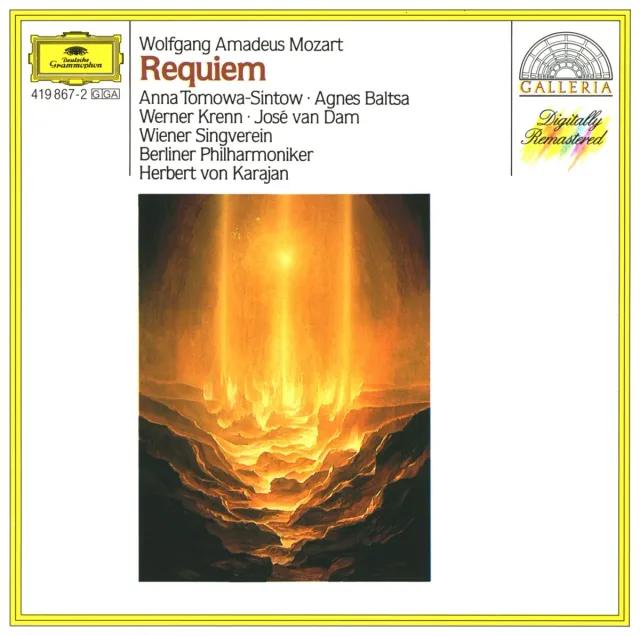 Mozart: Requiem, K. 626 – Berliner Philharmoniker, Karajan (1975 recording, CD), front of pack