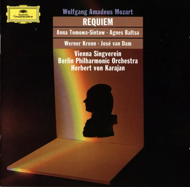 Mozart: Requiem, K. 626 – Berliner Philharmoniker, Karajan (1975 recording, CD 429 821-2), front of pack