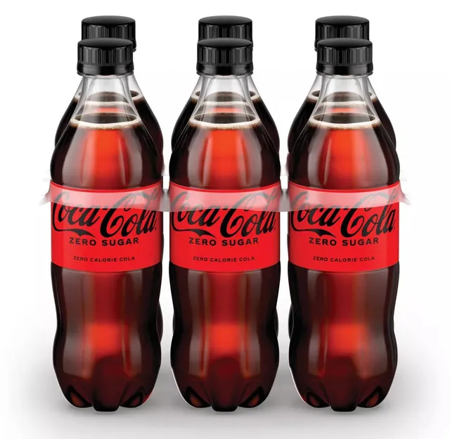 Coca-Cola Zero Sugar 6 x 16.9 fl oz, front of pack