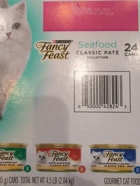 Fancy Feast Seafood Classic Paté Collection 24 x 3 oz (85 g), front of pack