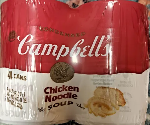 Campbell's Condensed Soup Chicken Noodle Campbell's Condensed Chicken Noodle Soup 4 × 10.75 oz