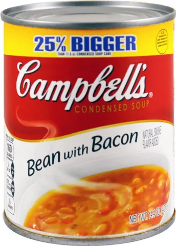 Campbell's Condensed Soup Bean with Bacon Campbell's Condensed Bean with Bacon Soup 14.4 oz