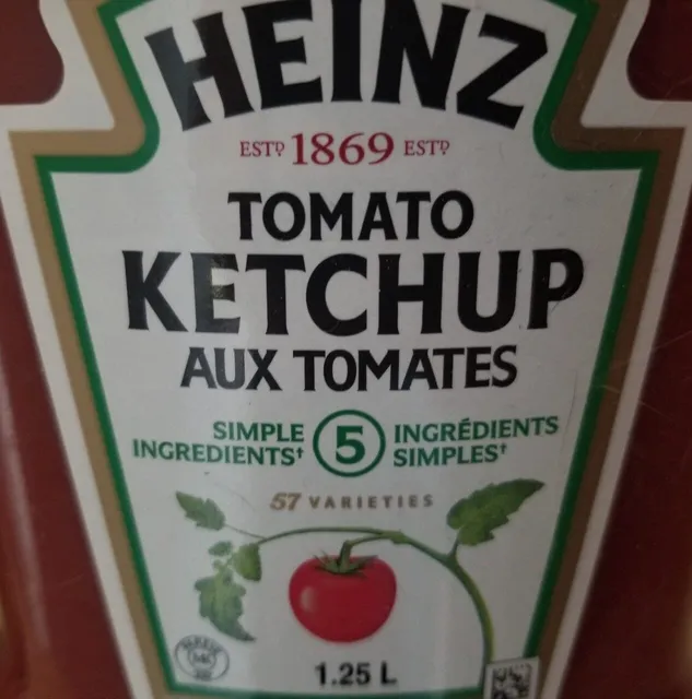 Heinz Tomato Ketchup 1.25 l, front of pack