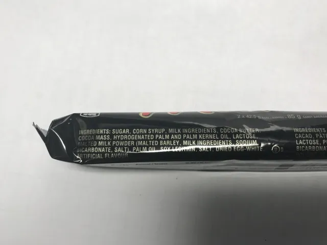 Mars 2 Pack 85 g, ingredients of pack