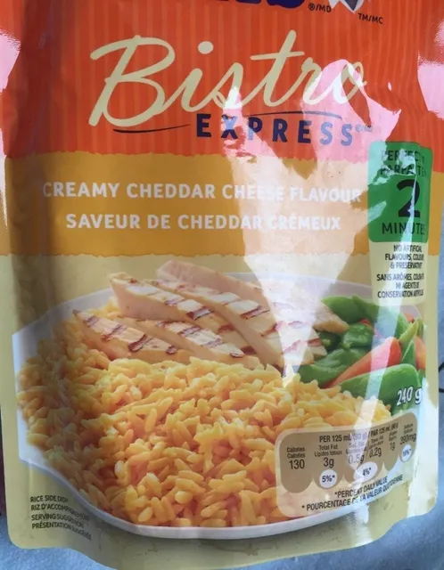 Uncle Ben's Bistro Express Creamy Cheddar Cheese Flavour 240 g, front of pack