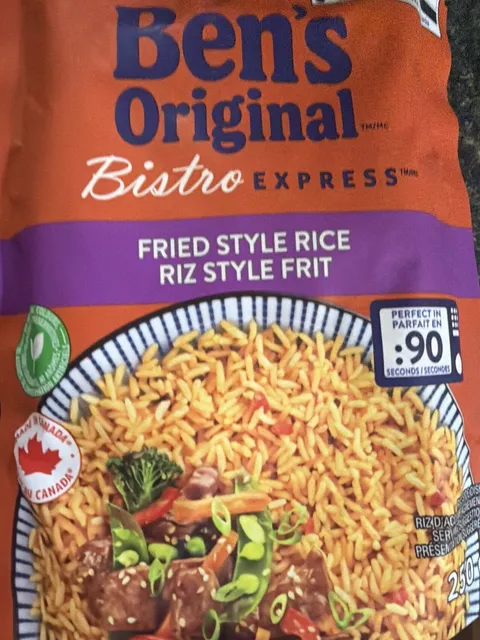 Ben's Original Bistro Express Fried Style Rice 250 g, front of pack