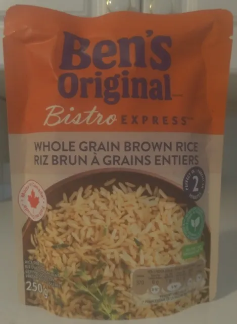 Ben's Original Bistro Express Whole Grain Brown Rice 250 g, front of pack
