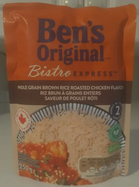 Ben's Original Bistro Express Whole Grain Brown Rice Roasted Chicken Flavour 250 g, front of pack