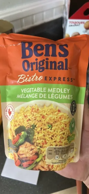 Ben's Original Bistro Express Vegetable Medley 250 g, front of pack