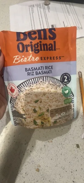 Ben's Original Bistro Express Basmati Rice 250 g, front of pack