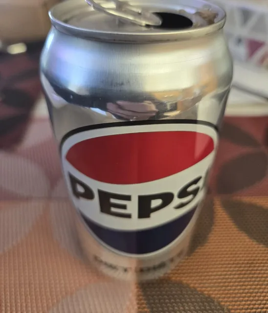Diet Pepsi 355 mL, back of pack