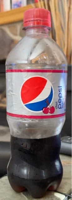 Diet Pepsi Wild Cherry 591 mL, front of pack