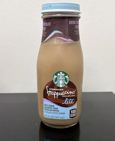 Frappuccino Lite Double Chocolate Gelato Starbucks Frappuccino Lite Double Chocolate Gelato Chilled Coffee Drink 9.5 fl oz
