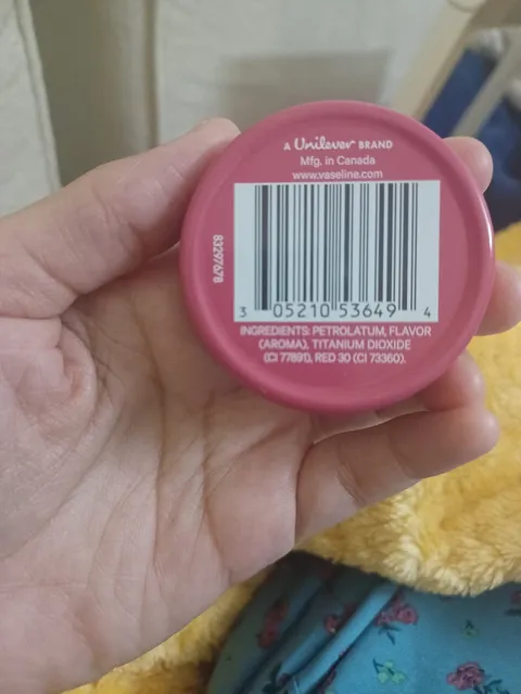 Vaseline Lip Therapy Rosy Lips 0.6 oz, front of pack