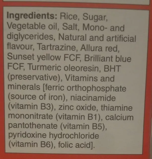 Post Fruity Pebbles 311 g, ingredients of pack