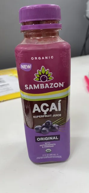 Sambazon Açaí Superfruit Juice Original 12 fl oz, front of pack