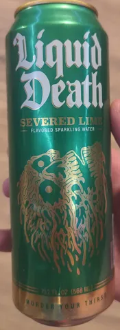 Liquid Death Severed Lime Sparkling Water 568 ml