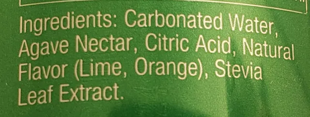 Liquid Death Severed Lime Sparkling Water 568 ml, ingredients of pack