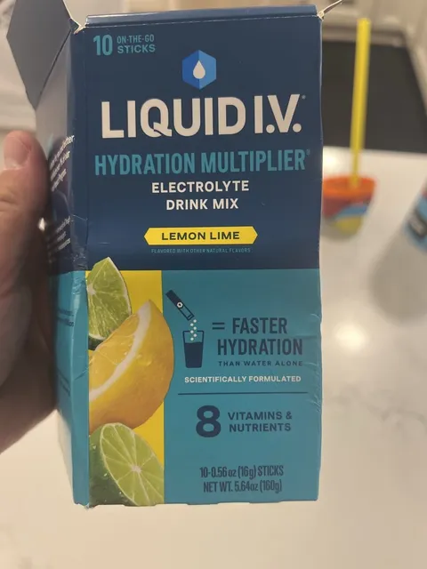 Liquid I.V. Hydration Multiplier Lemon Lime 160 g, front of pack