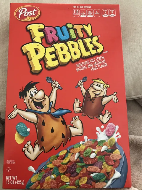 Fruity Pebbles 15 oz, front of pack