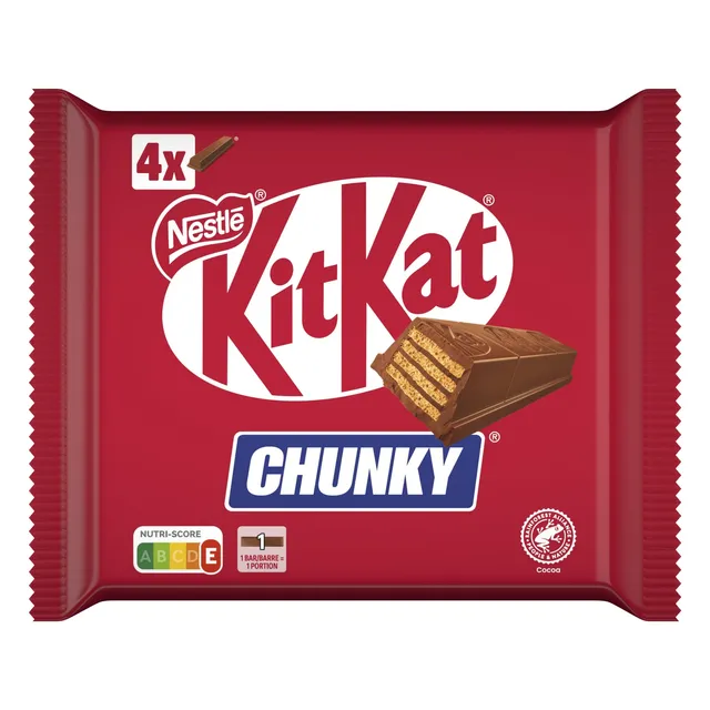 KitKat Chunky 4 × 40 g, front of pack