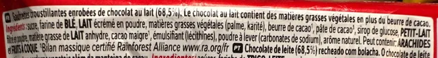 KitKat Chunky 4 × 40 g, ingredients of pack