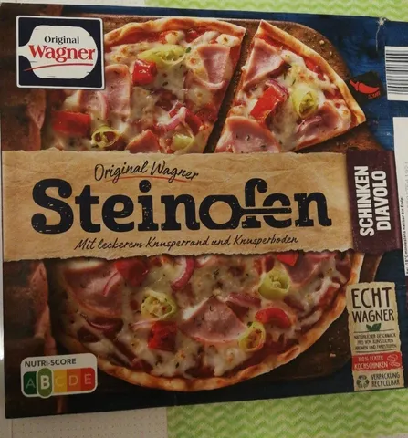 Original Wagner Steinofen Schinken Diavolo Original Wagner Steinofen Pizza Schinken Diavolo 340 g