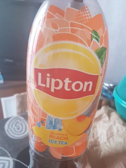 Lipton Peach Ice Tea 1.5 L, front of pack