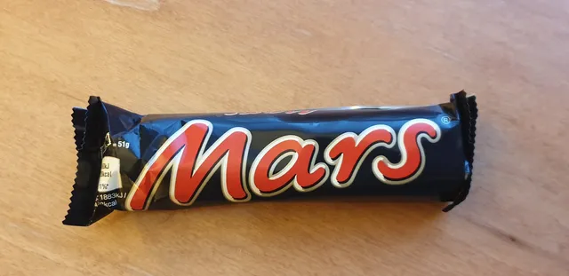 Mars 51 g, front of pack