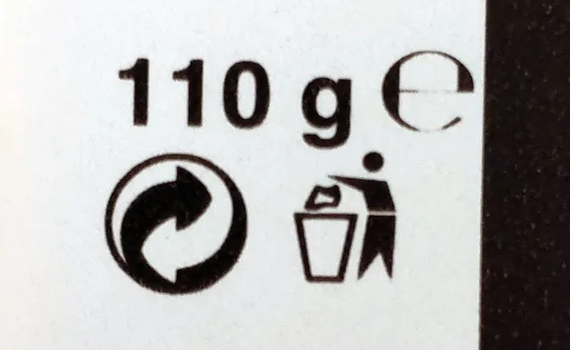 Galaxy Smooth Milk 110 g, back of pack